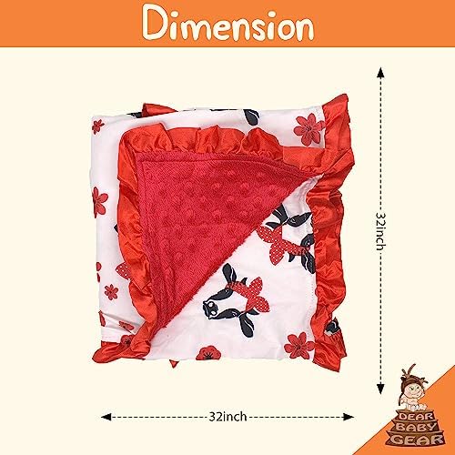 Dear Baby Gear Farm Deluxe Baby Blanket - 32x32 Inches 1