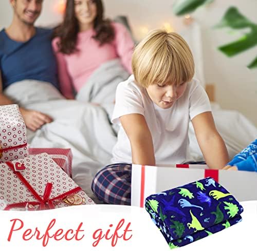 TANOFAR Fleece Baby Blanket with Dinosaur Print 1