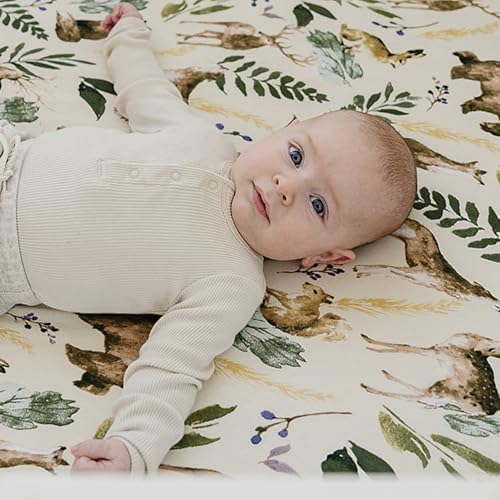 Pobi Baby Soft Neutral Wildlife Blanket 1