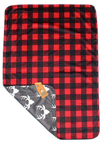Dear Baby Gear Reversible Baby Blanket - Soft Cozy for Newborn Toddler