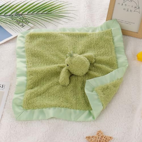 Apricot Lamb Dinosaur Security Blanket 13 Inches