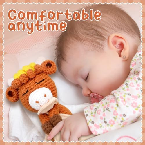Halloscume Baby Security Blanket - 106 Inch Highland Cow Design
