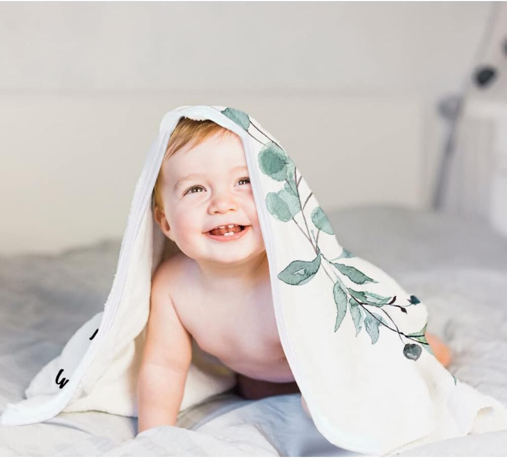 Fundich Baby Milestone Blanket for Newborn 45x40