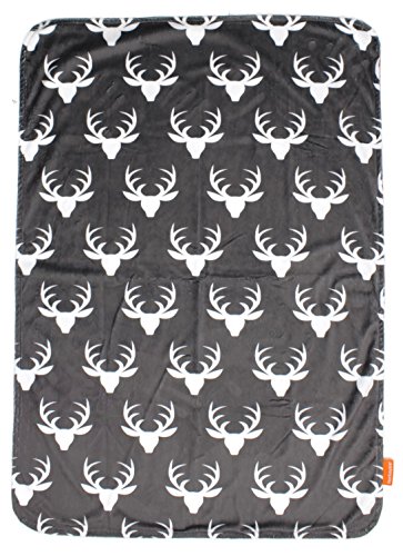 Dear Baby Gear Reversible Baby Blanket - Soft Cozy for Newborn Toddler