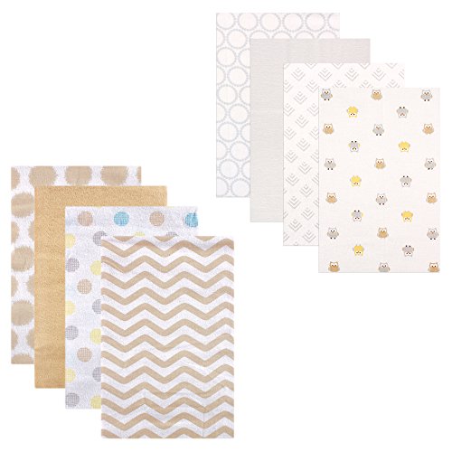Luvable Friends Flannel Receiving Blanket 8-Pack 1