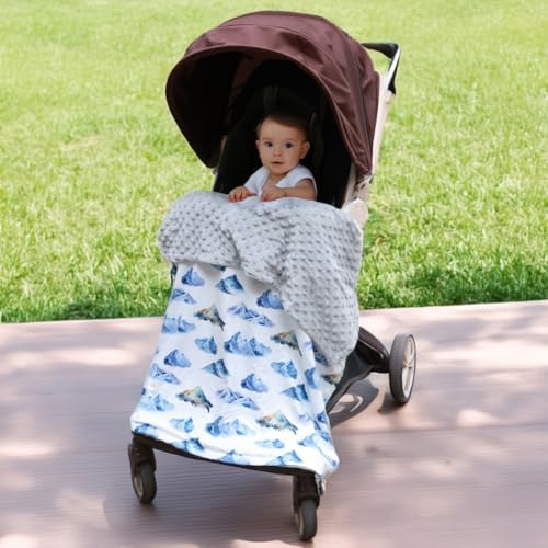 FIGEPO Baby Boy Blanket Double Layer Fuzzy