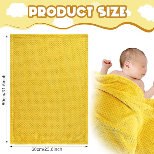 Frienda 4 Pcs Fluffy Baby Blanket for Boys Girls 1