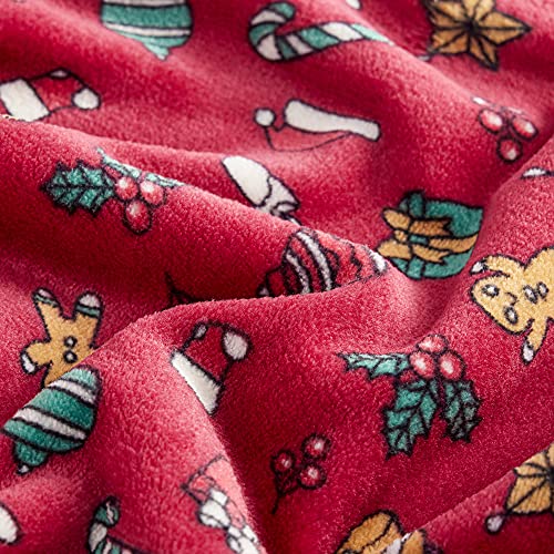 DaysU Plush Flannel Baby Blanket - 30x40 Christmas Design