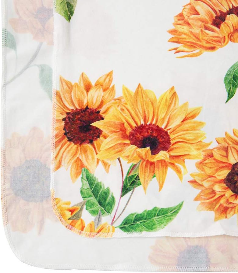 Galabloomer Sunflower Baby Swaddle Headband Set