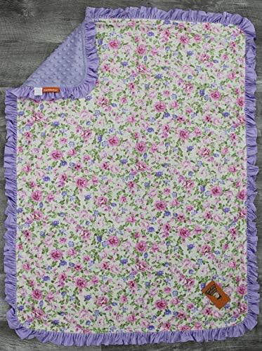 Dear Baby Gear Floral Deluxe Baby Blanket - Reversible