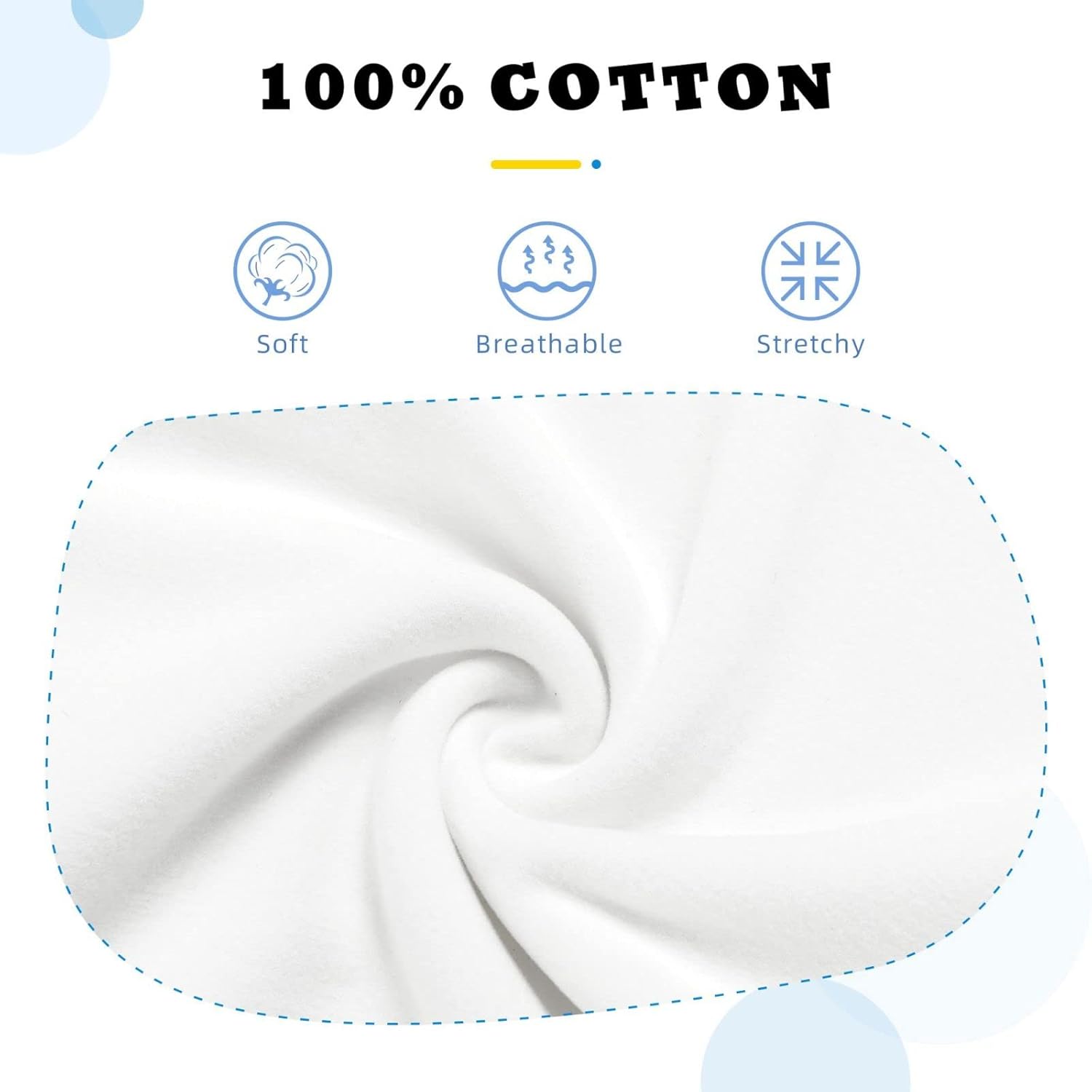 Soft Stretchy Baby Swaddle Blanket Headband Set