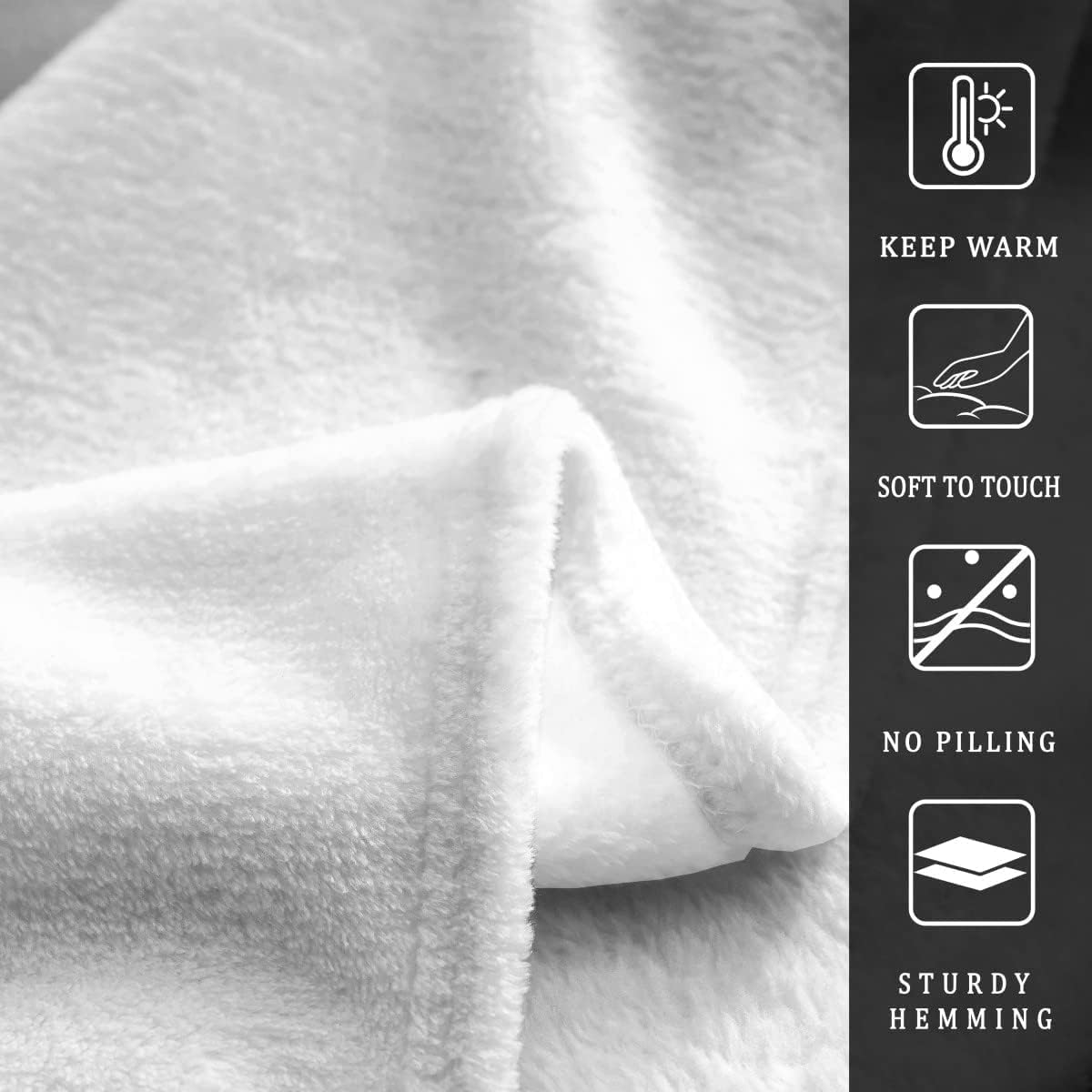 jejeloiu Cute Cartoon Chicken Fleece Throw Blanket 90x90