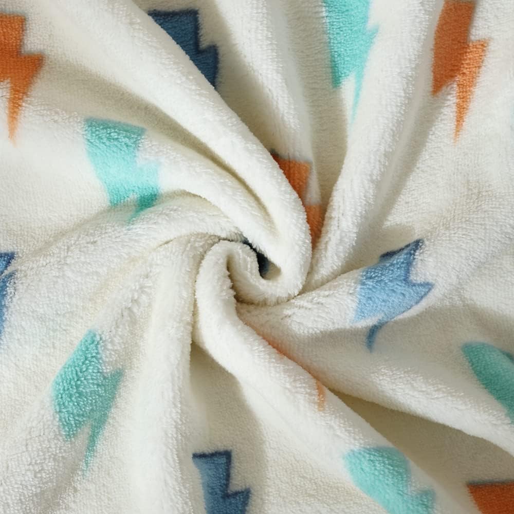CREVENT 30x40 Cozy Plush Fleece Blanket for Baby Boys