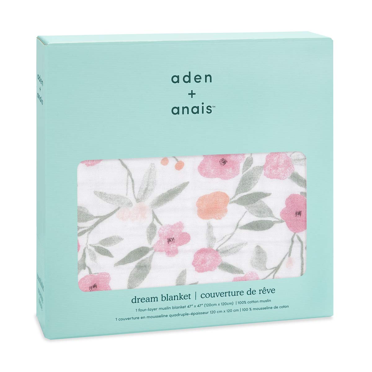 Aden Anais 100 Cotton Muslin Blanket - Mon Fleur