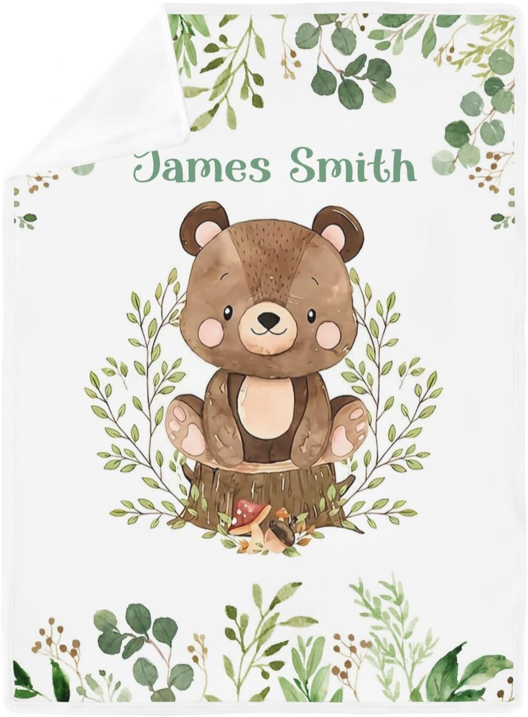 Deven Forest Animals Bear Cooling Blanket for Toddler 1