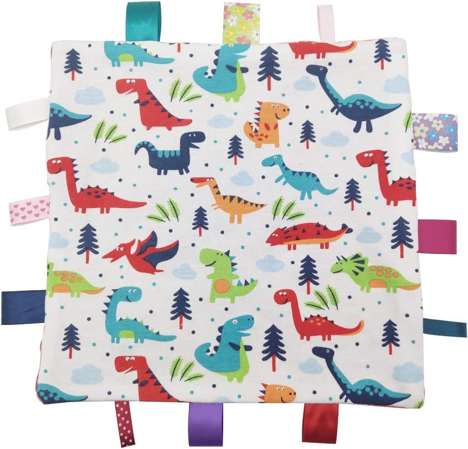 Inchant Baby Security Blanket Dinosaur Pattern