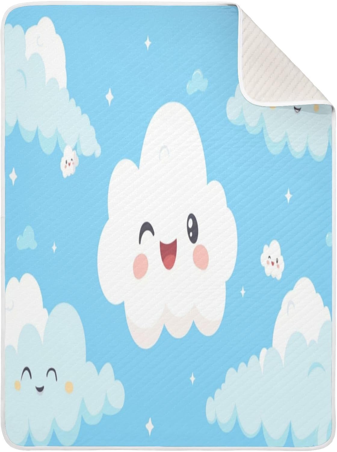 YJMYDDZ Unisex Baby Blanket Cloud Design 30x40 Inch