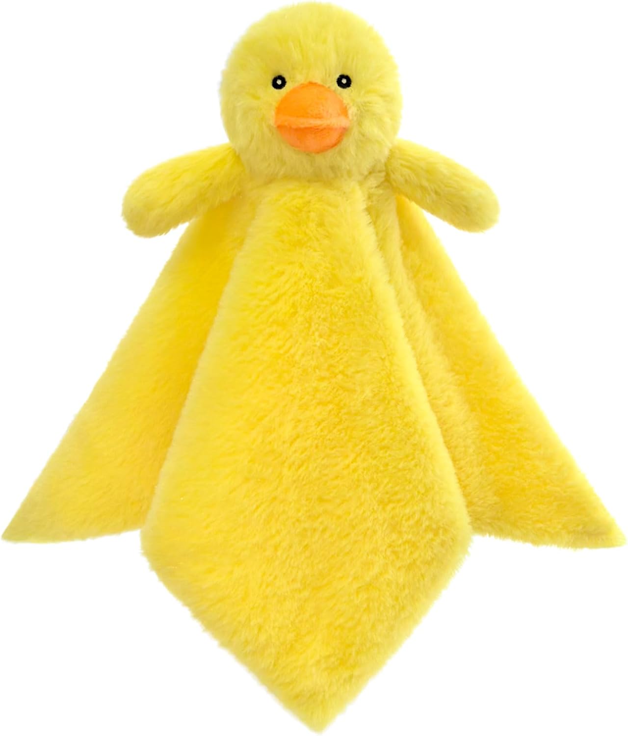Baby Yellow Duck Security Blanket 14 Inches Plush Stuffed Animal Lovey