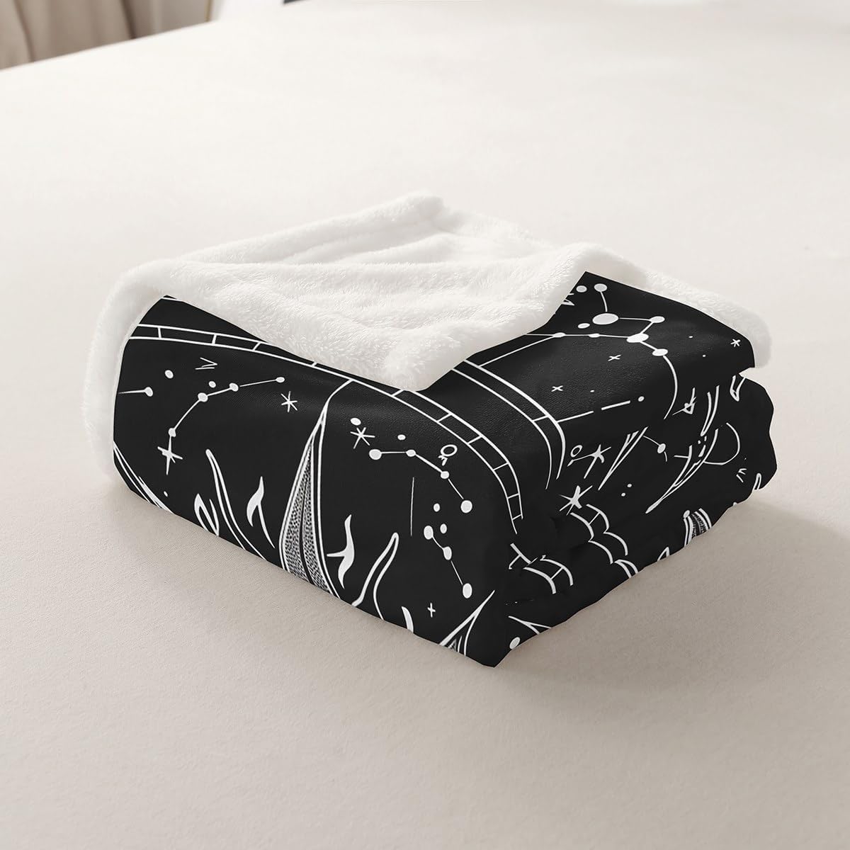 Jejeloiu Boho Exotic Fleece Throw Blanket for Kids Teens and Babies