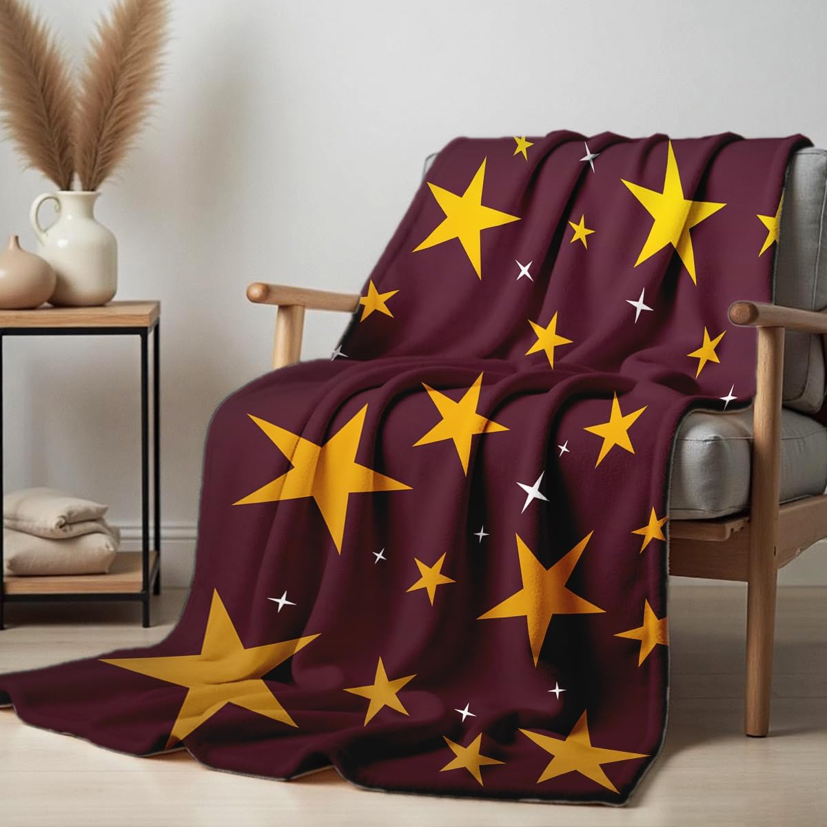 Stars Flannel Blanket - Soft and Cozy for All Seasons