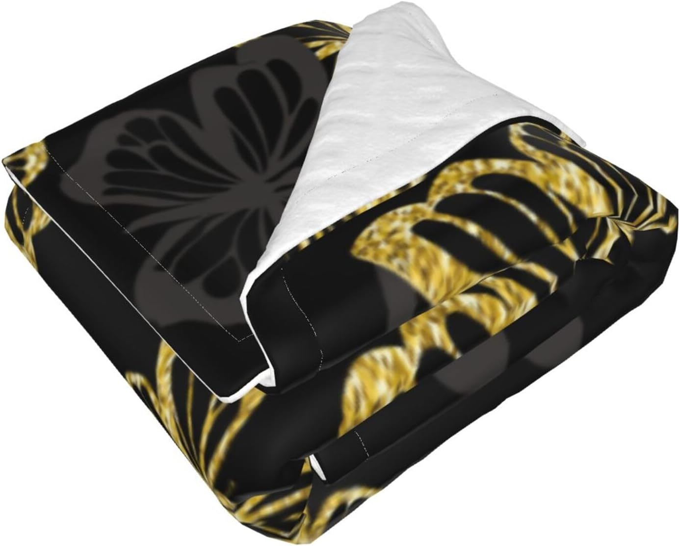 Salelf Golden Glitter Butterflies Baby Blanket 30x40 Inch 1