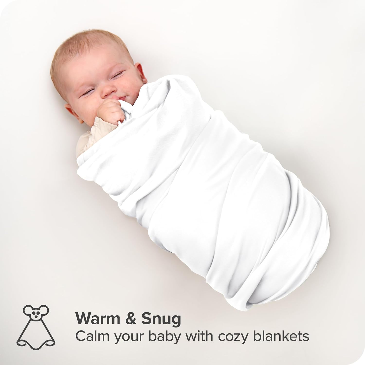 Bare Home 6-Pack Flannel Receiving Blankets