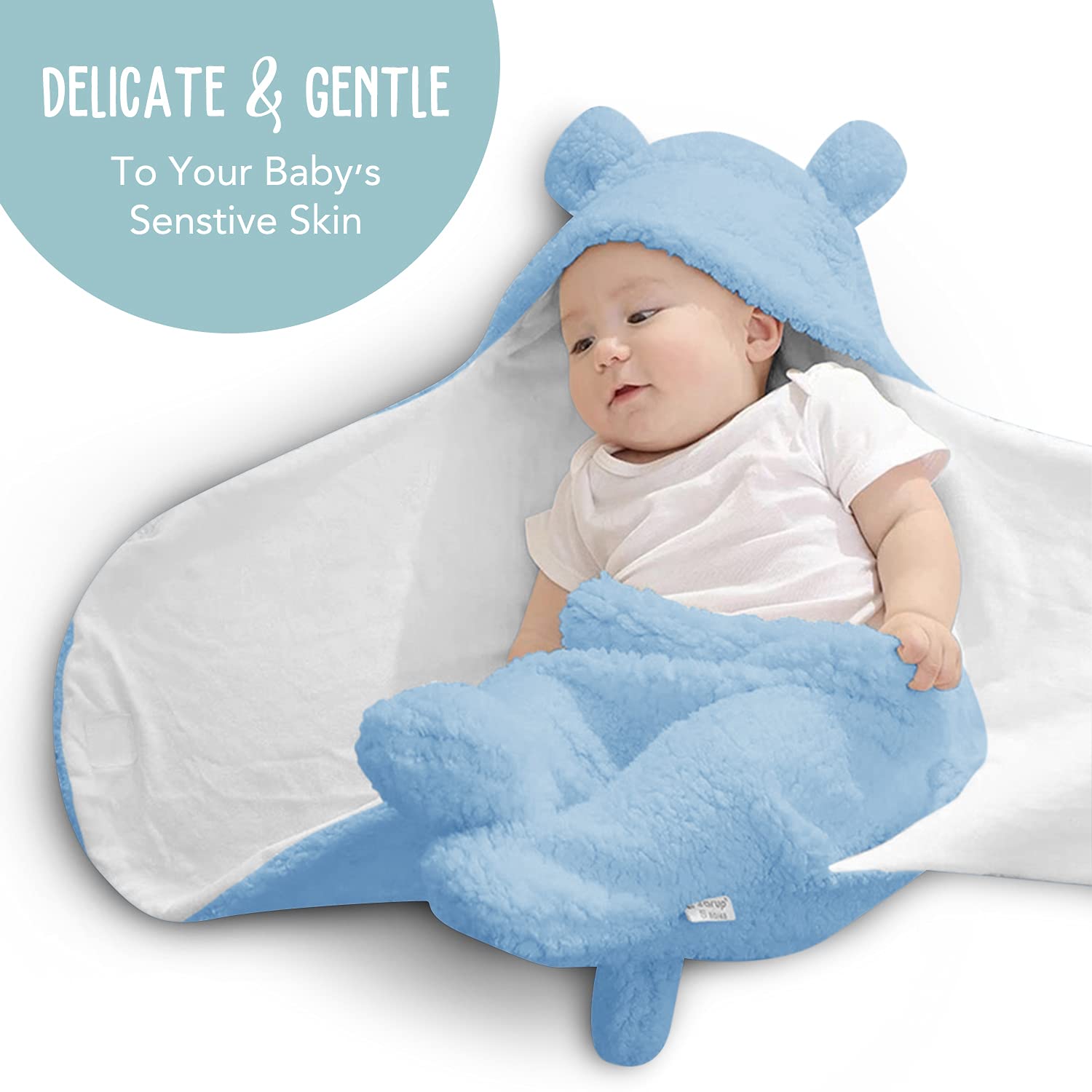 BlueMello Baby Swaddle Blanket for Newborns 0-6 Months 1