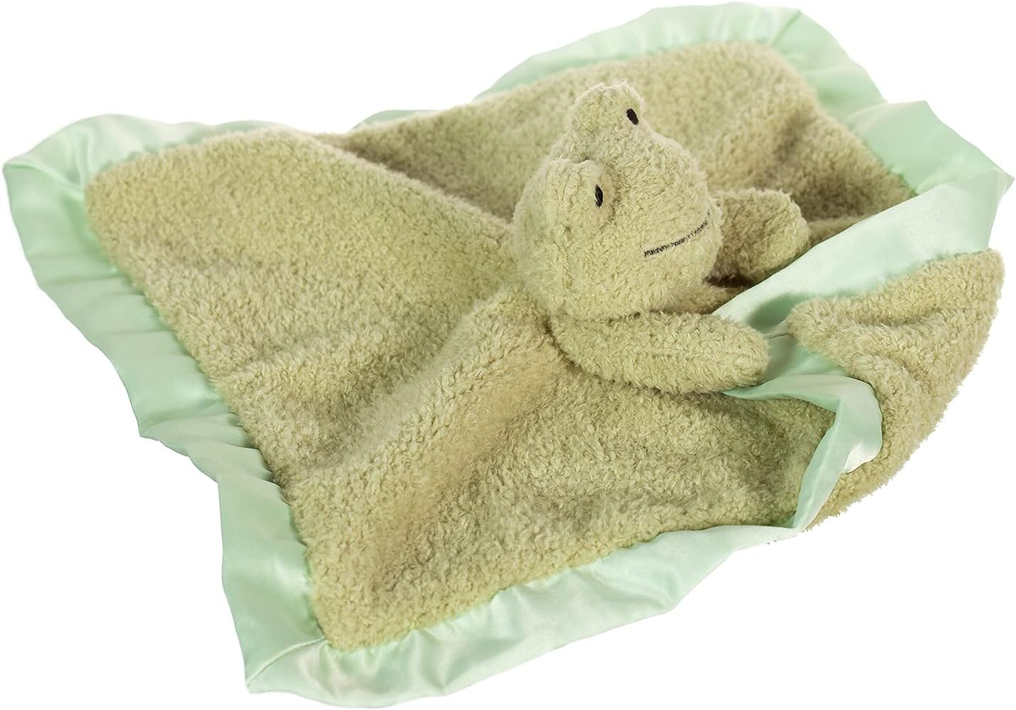 Apricot Lamb Green Frog Bed Blanket