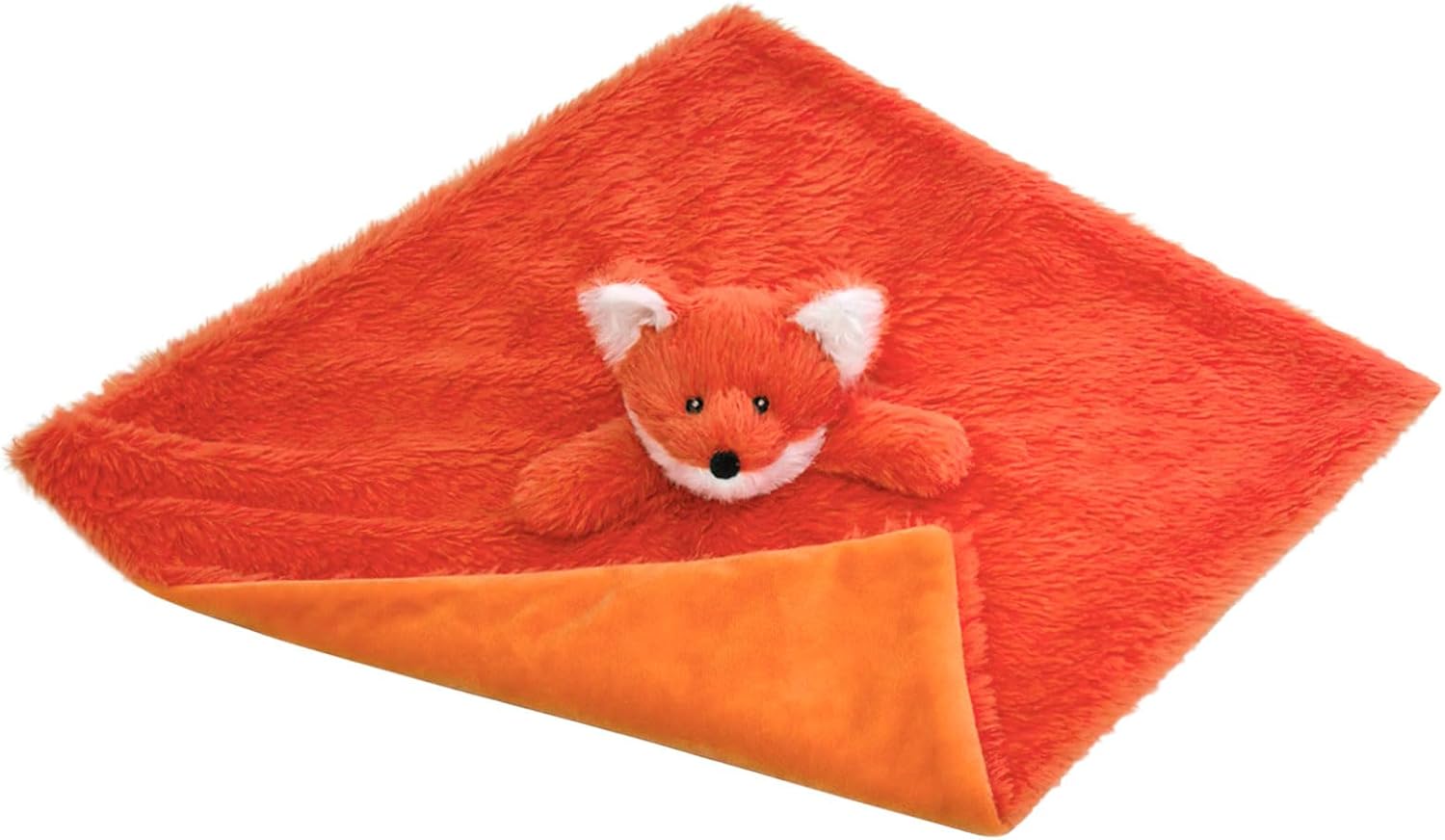 Doindute Baby Orange Fox Plush Security Blanket 14 Inches