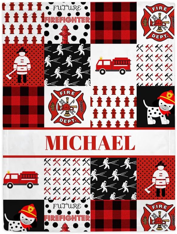 Personalized Baby Blanket with Name - Baseball Minky Blanket for Boys and Girls