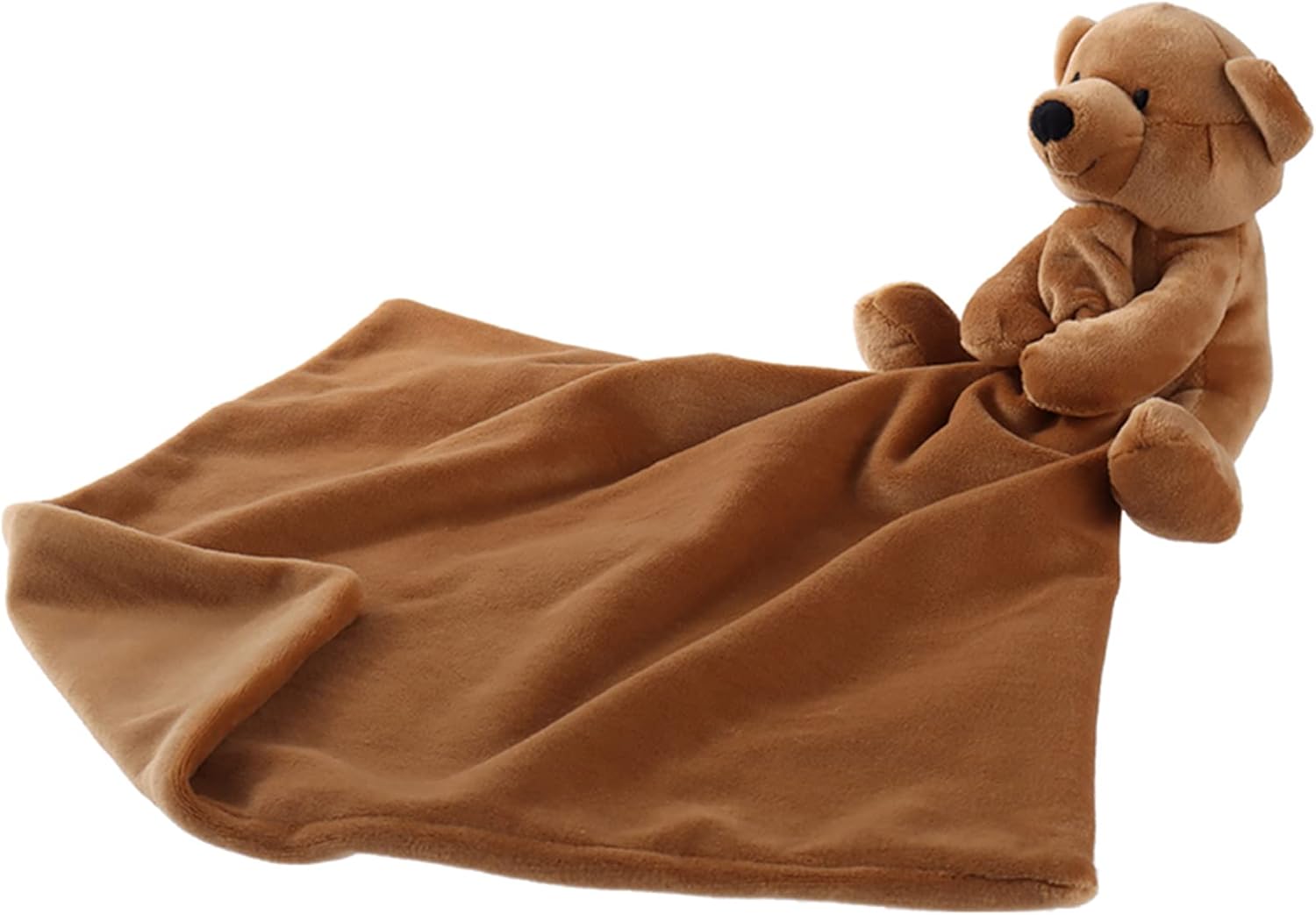 Apricot Lamb Brown Teddy Bear Bed Blanket 13 Inches