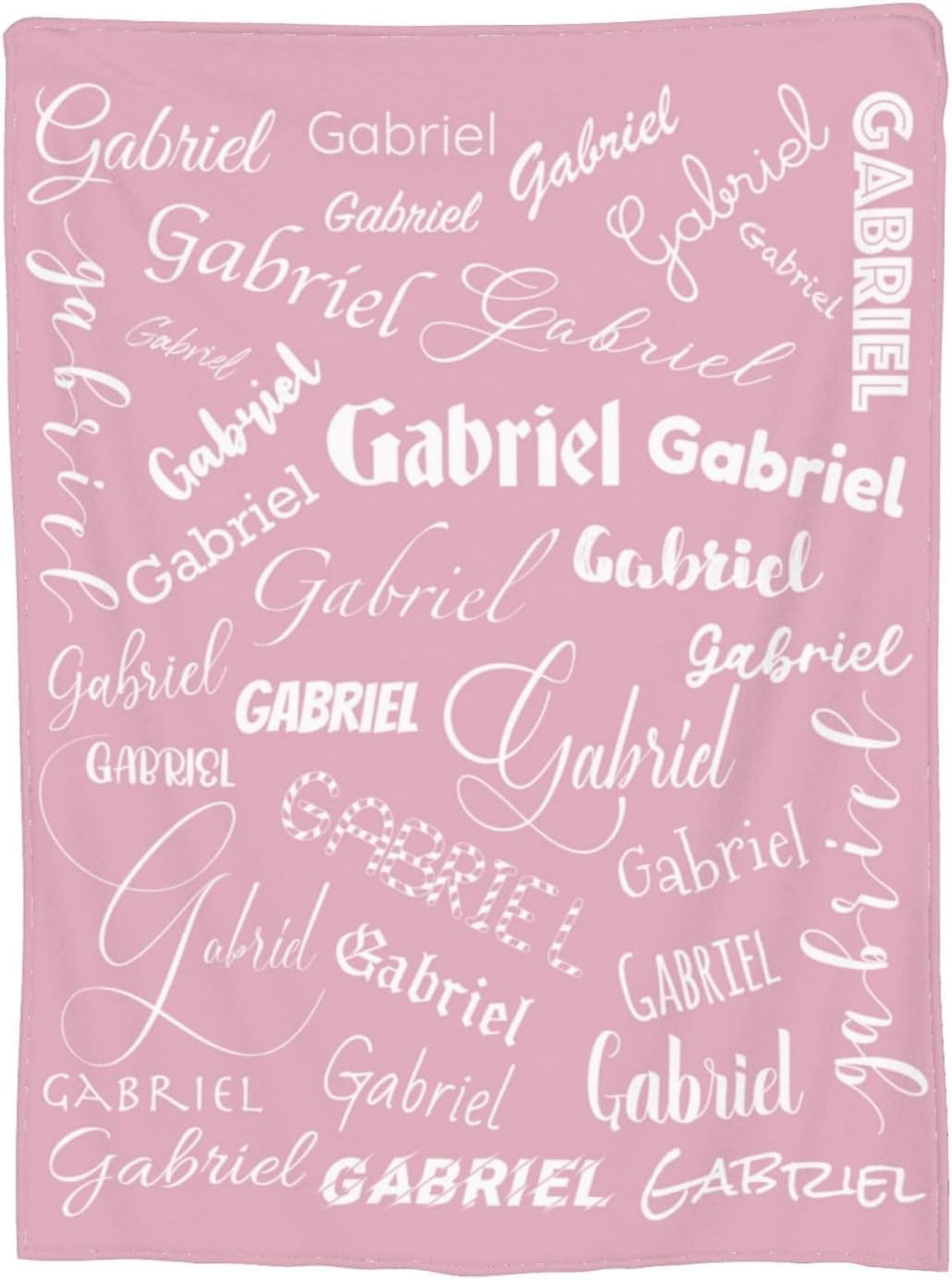 Custom Name Blanket for Baby Kids and Pets