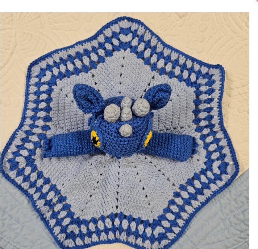 Handmade Dragon Baby Lovey Receiving Gift for Newborn