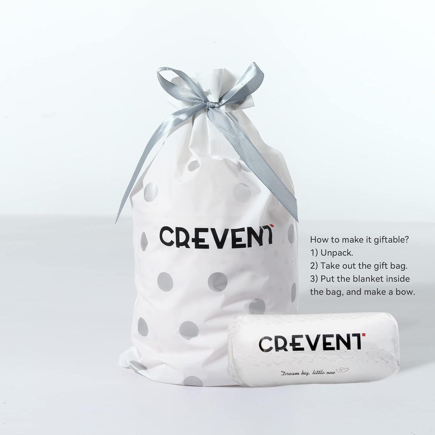 CREVENT 30X40 Soft Cozy Baby Blanket - All Season Use