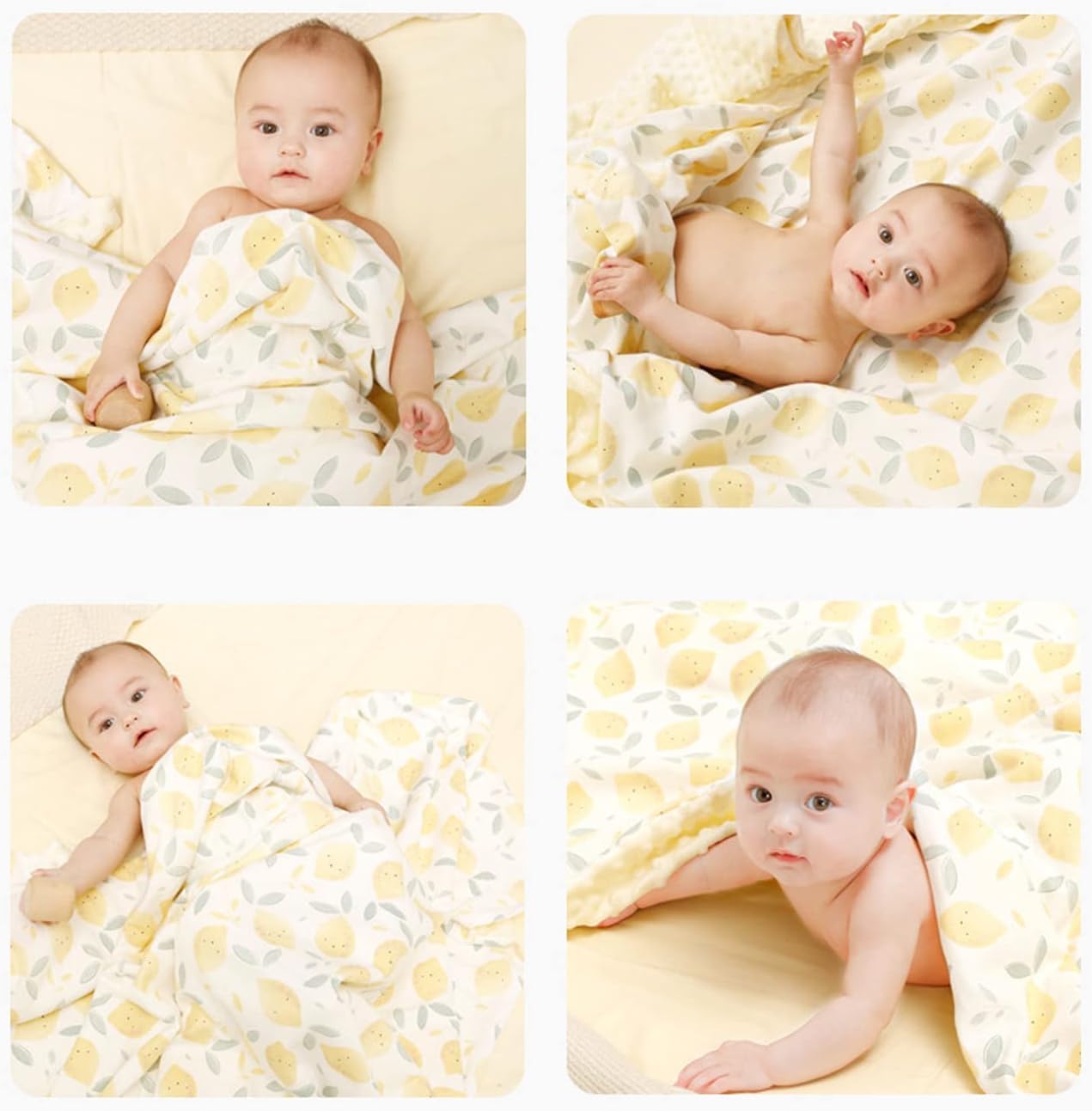 iEvolve Fruit Paradise Bed Blanket 30x40in Ultra Soft Double Layer