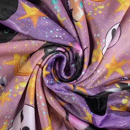 Donsonny Halloween Bat Baby Blanket Soft Minky