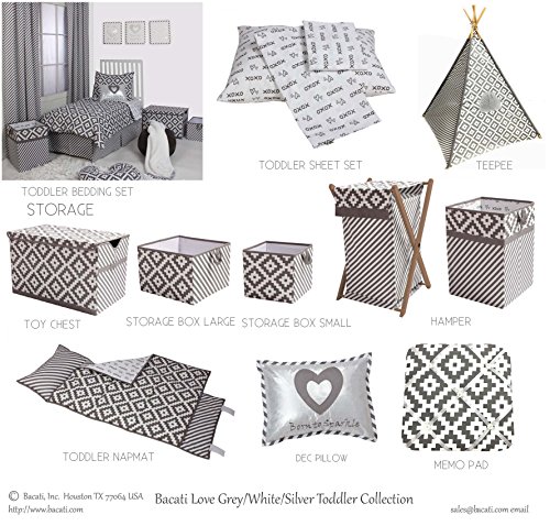 Bacati Love Unisex Born to Sparkle Embroidered Blanket