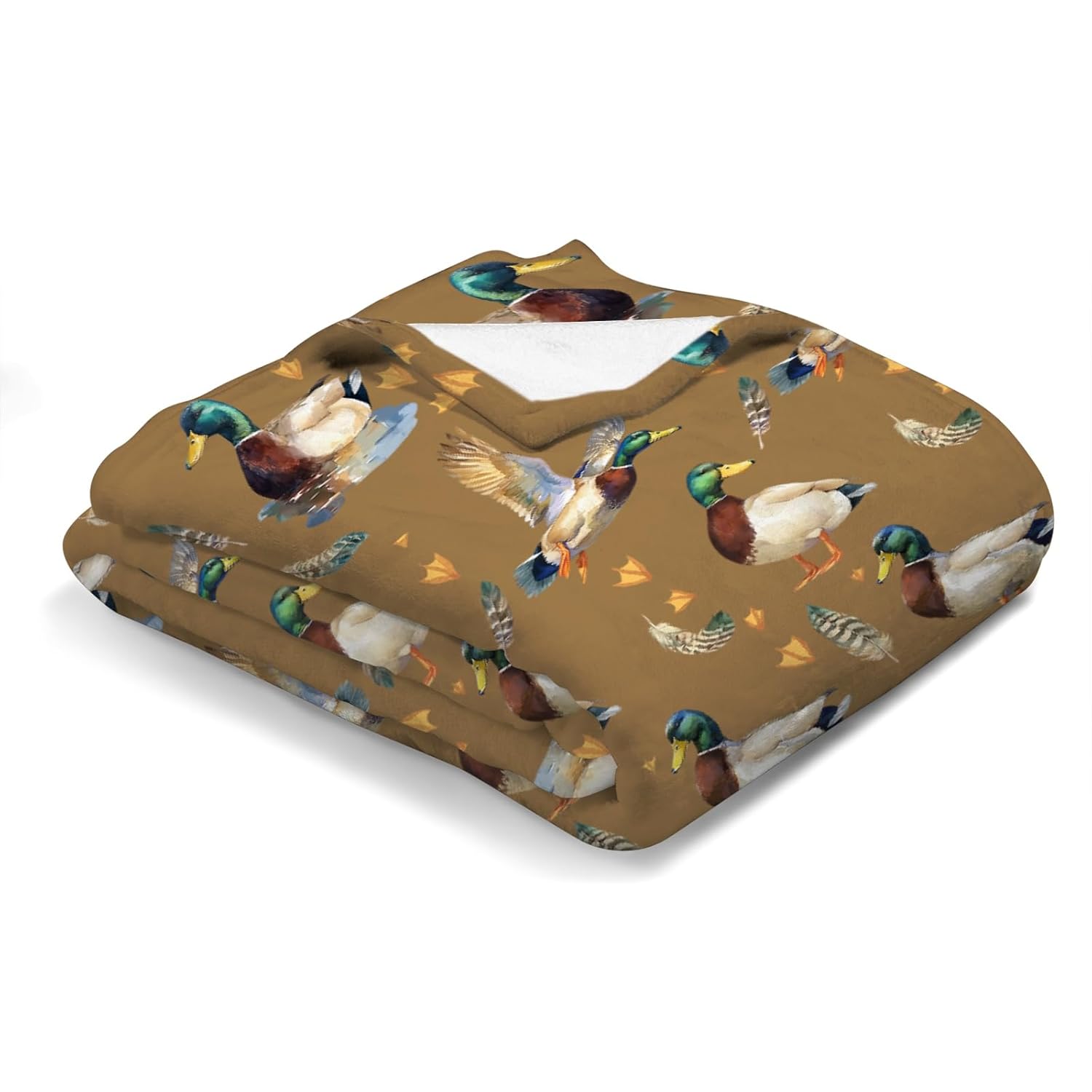 KASTLEE Vintage Duck Hunting Flannel Blanket