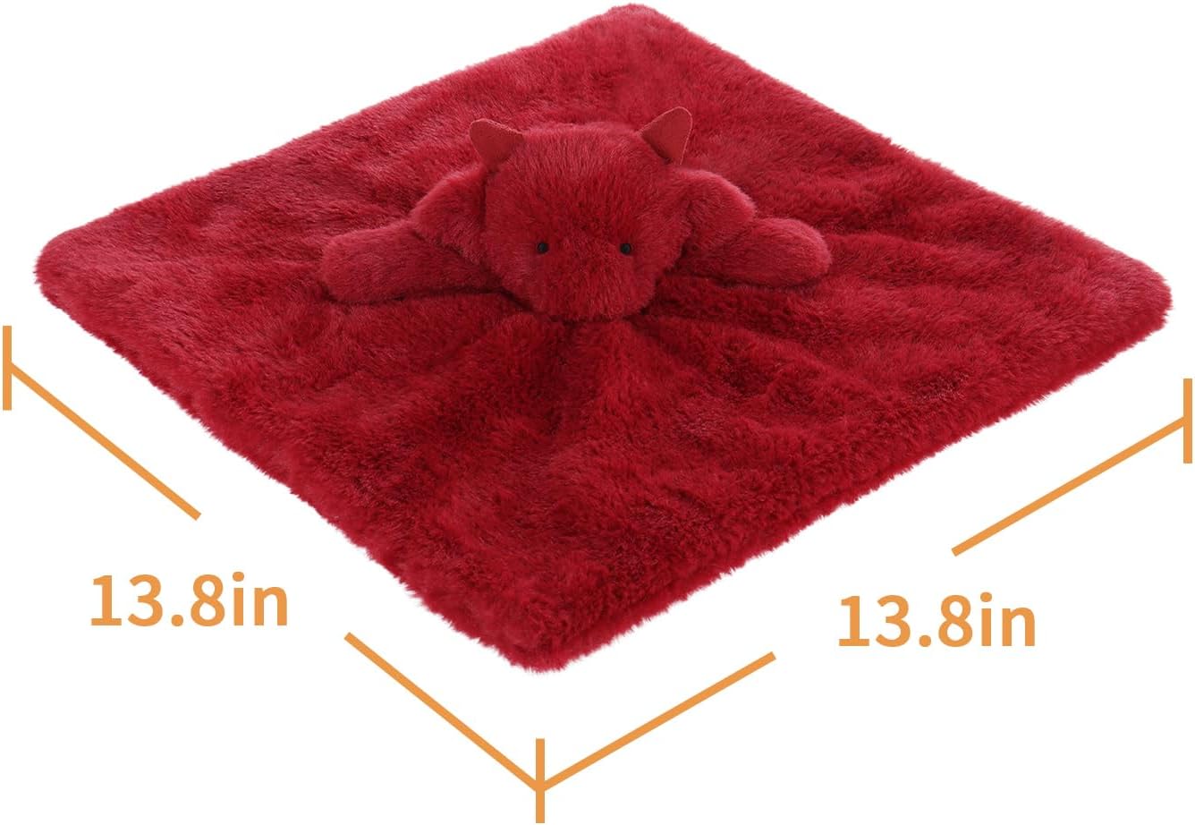 Apricot Lamb Red Dragon Baby Lovey Blanket 138 Inches