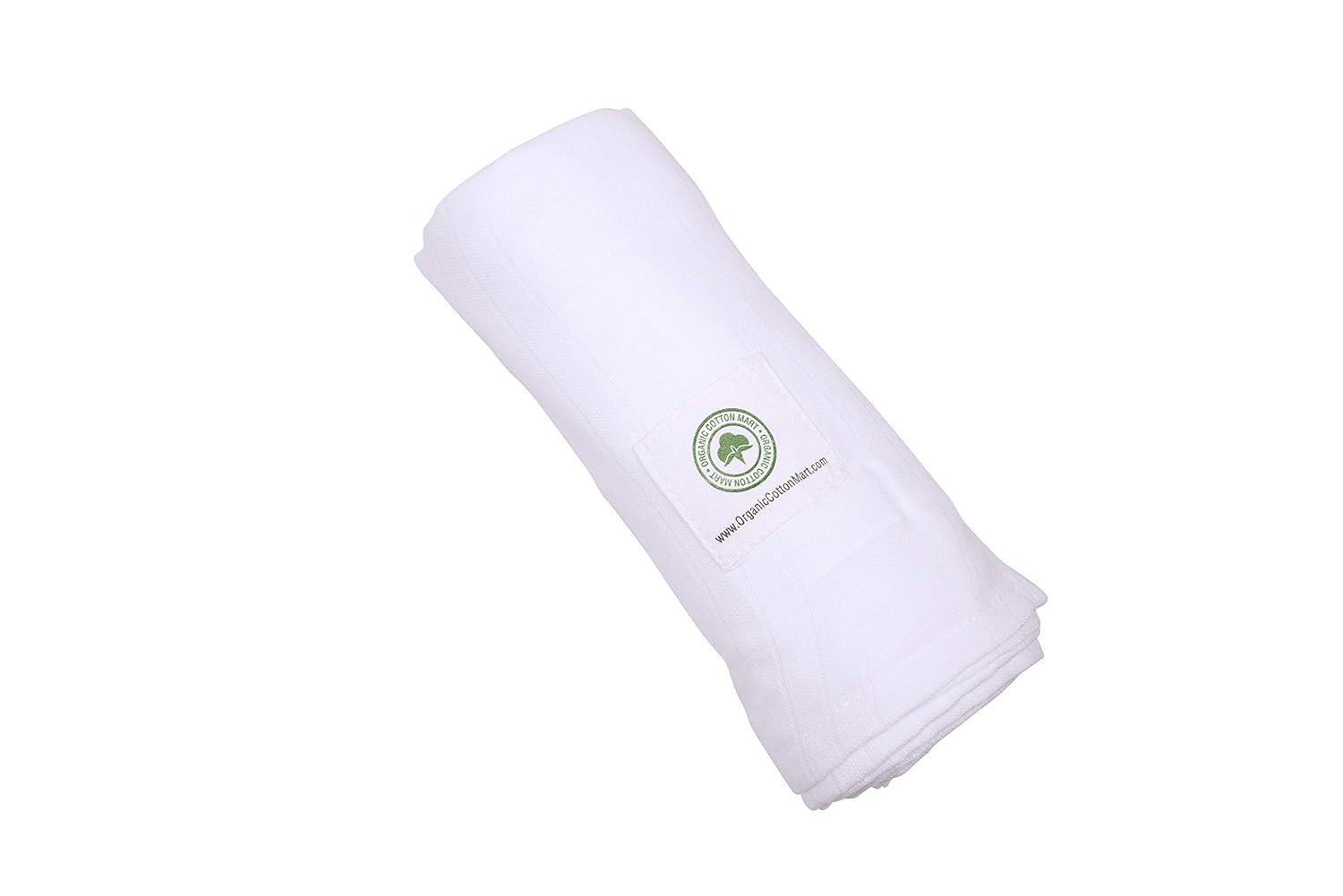 Organic Cotton White Swaddle Blanket - 47x47 100 Certified