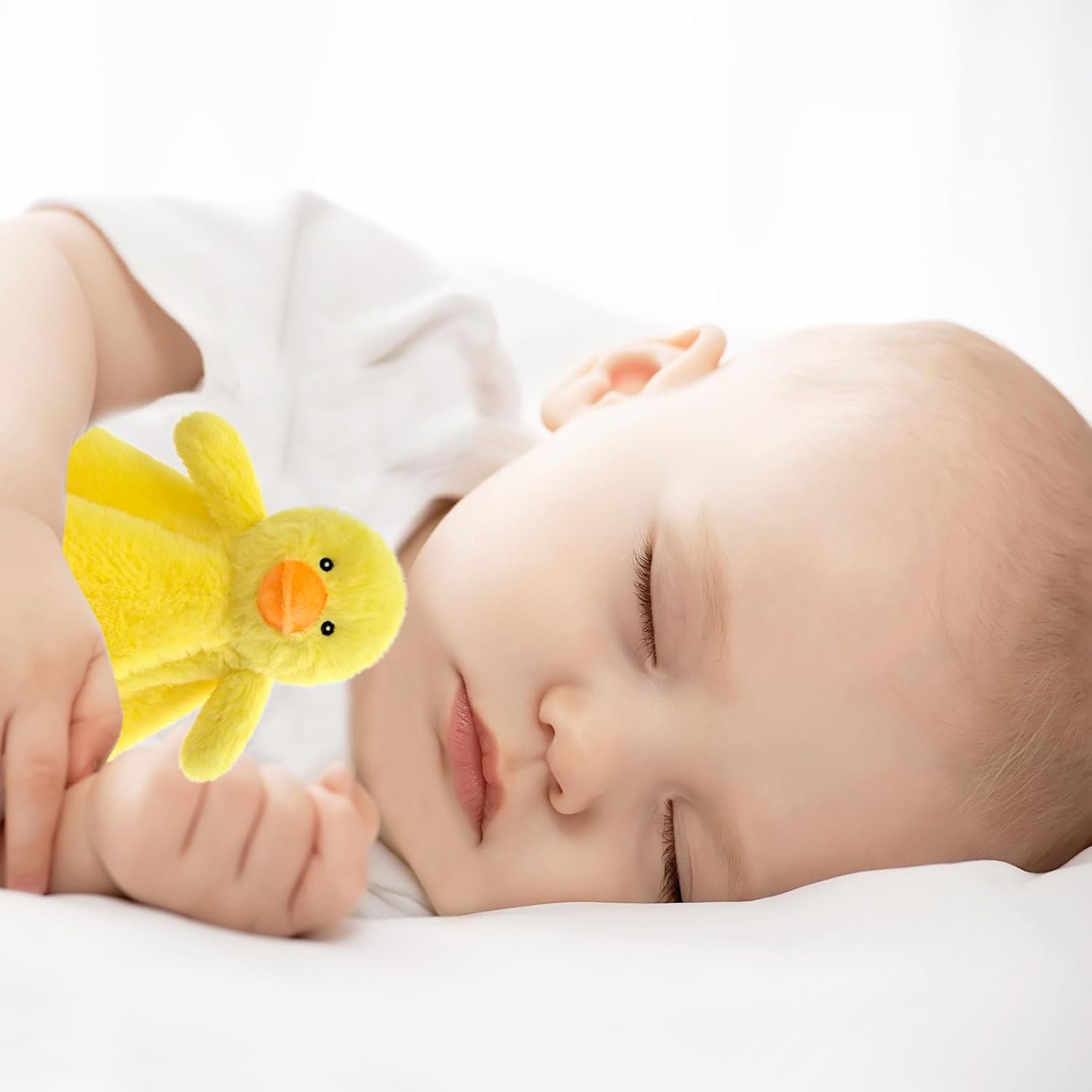 Baby Yellow Duck Security Blanket 14 Inches Plush Stuffed Animal Lovey