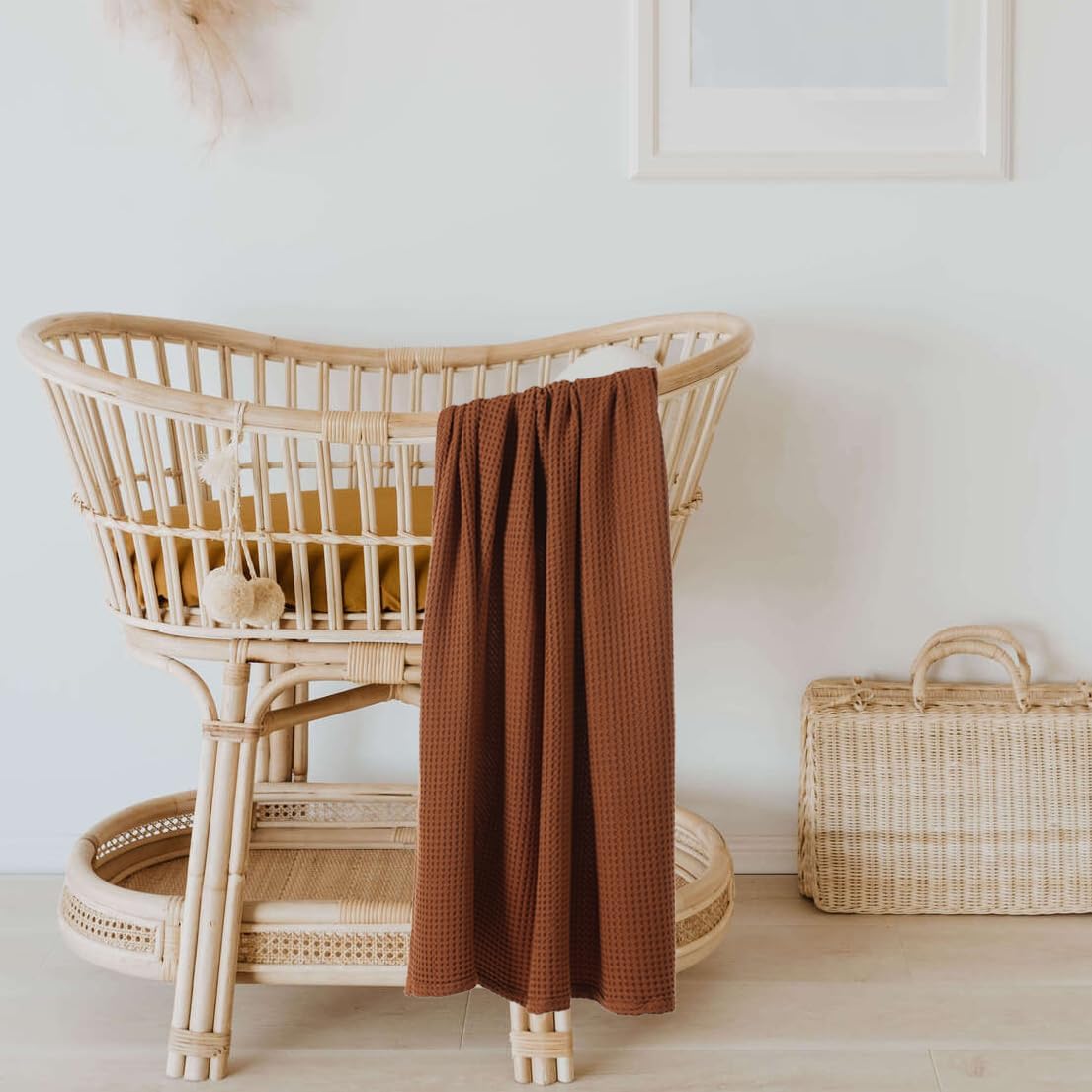 Kloovete 36 x 40 Cooling Waffle Weave Blanket