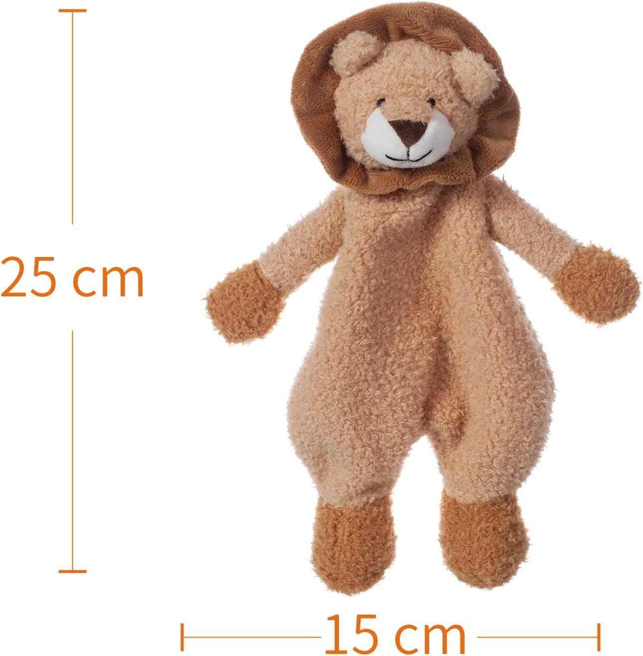 Apricot Lamb Yellow Lion Security Blanket 10 Inches