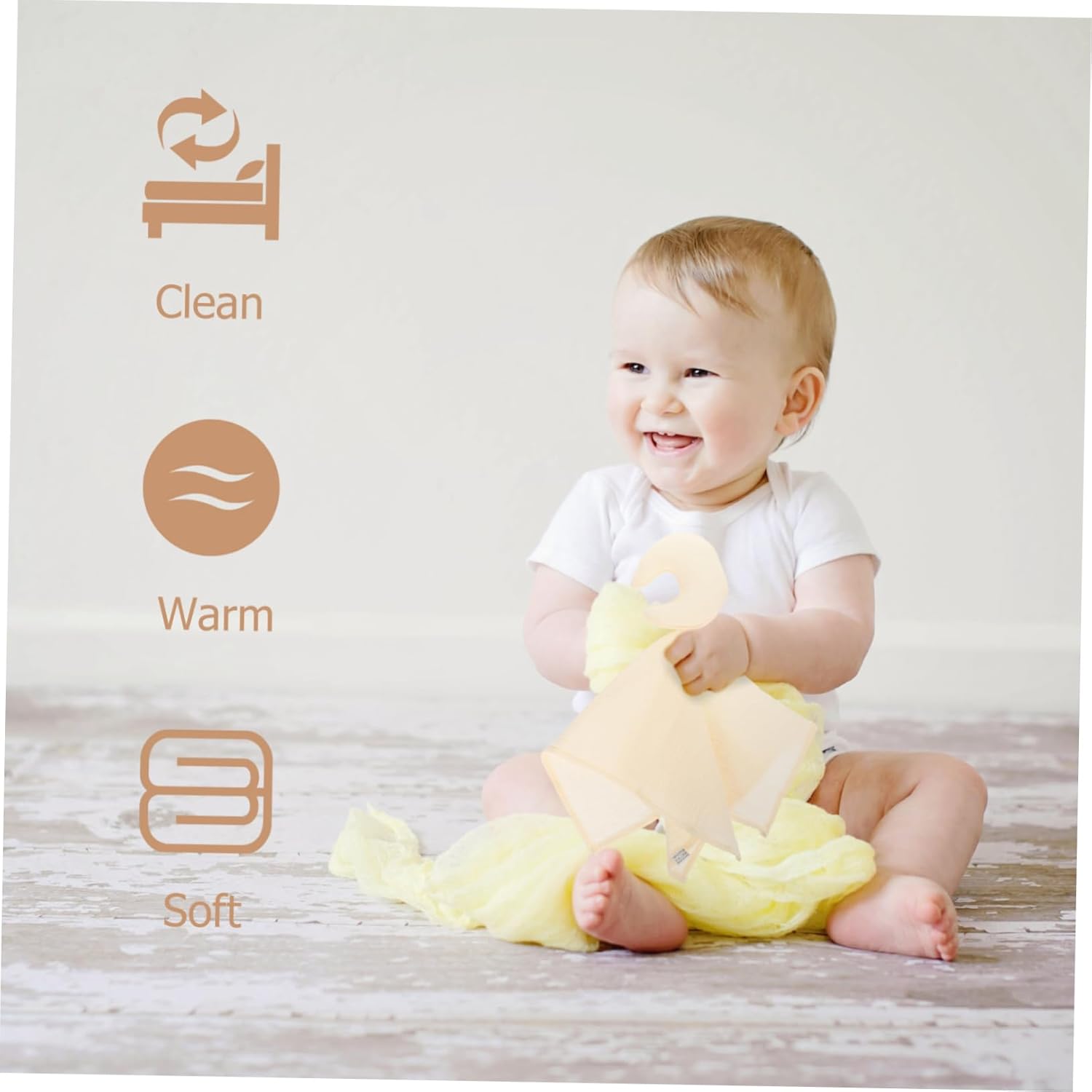 LIOOBO Security Blanket Soft Towel for Newborn Comfort