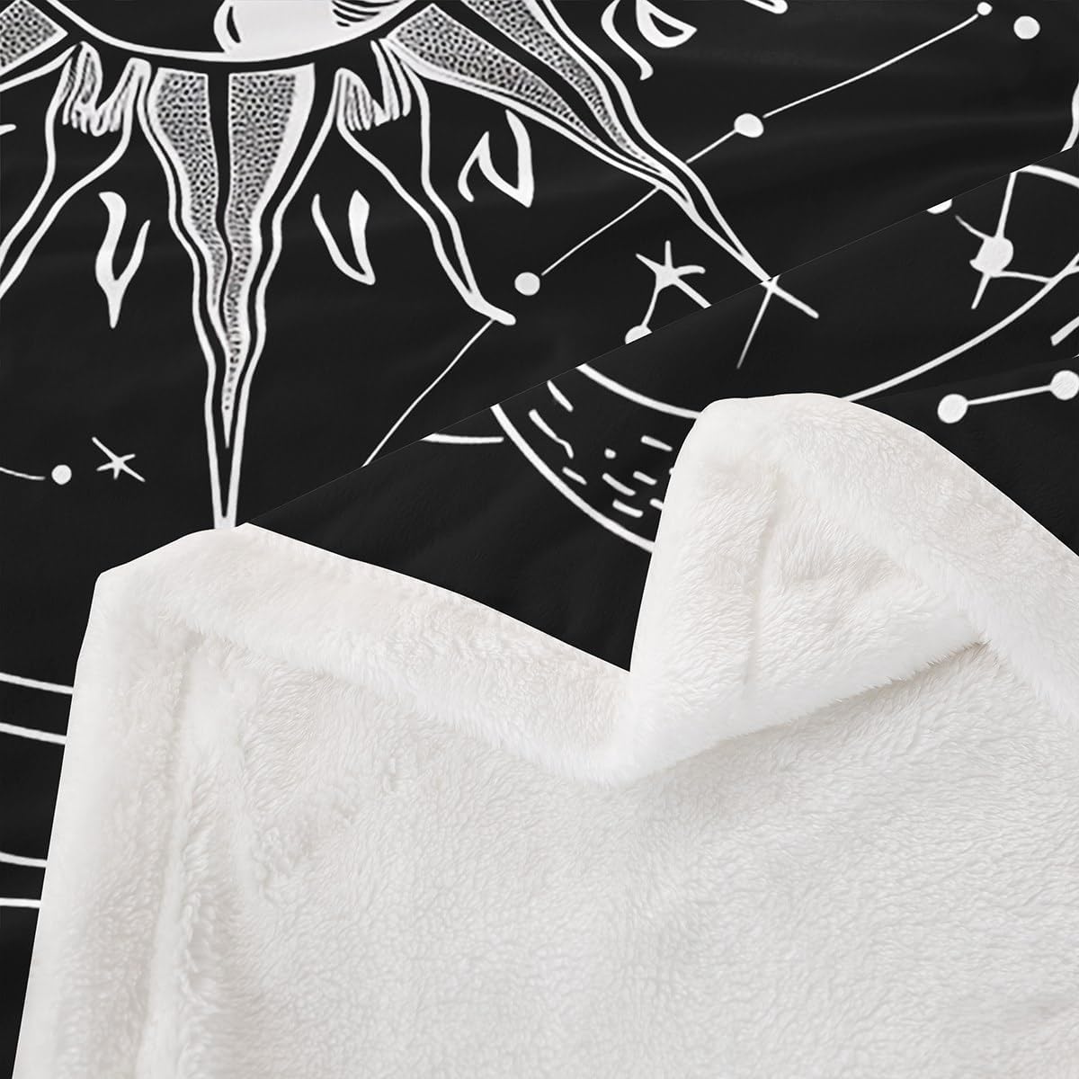 Jejeloiu Boho Exotic Fleece Throw Blanket for Kids Teens and Babies