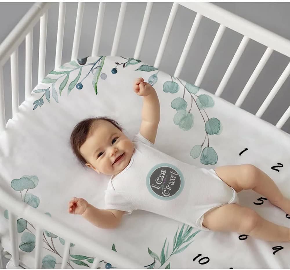 Fundich Baby Milestone Blanket for Newborn 45x40