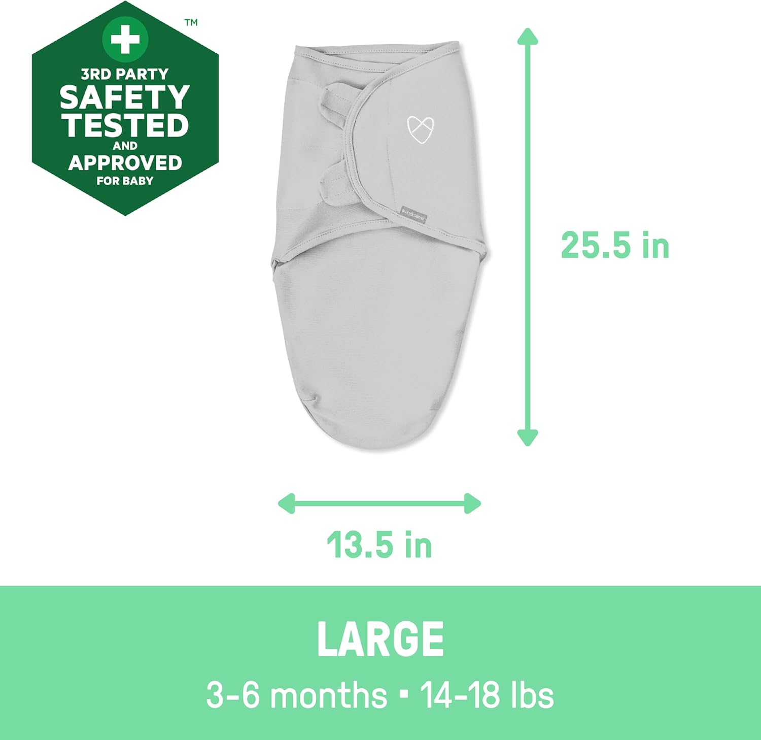 SwaddleMe by Ingenuity Original Swaddle 3-Pack 1