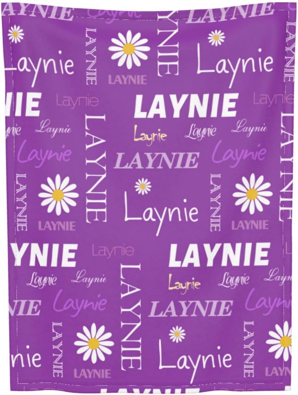 Personalized Baby Blanket With Name by GUPOXI