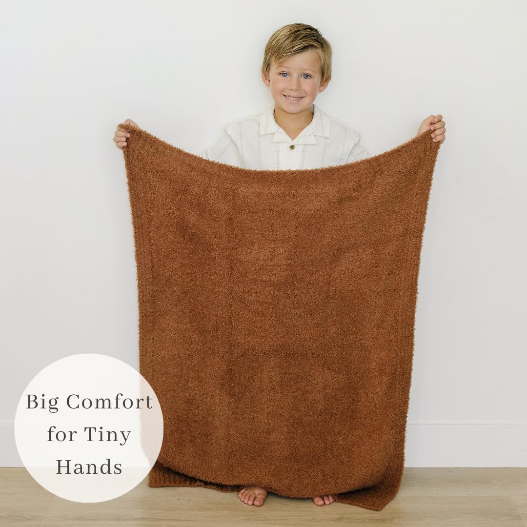 SARANONI Bamboni Caramel Receiving Blanket 30x40
