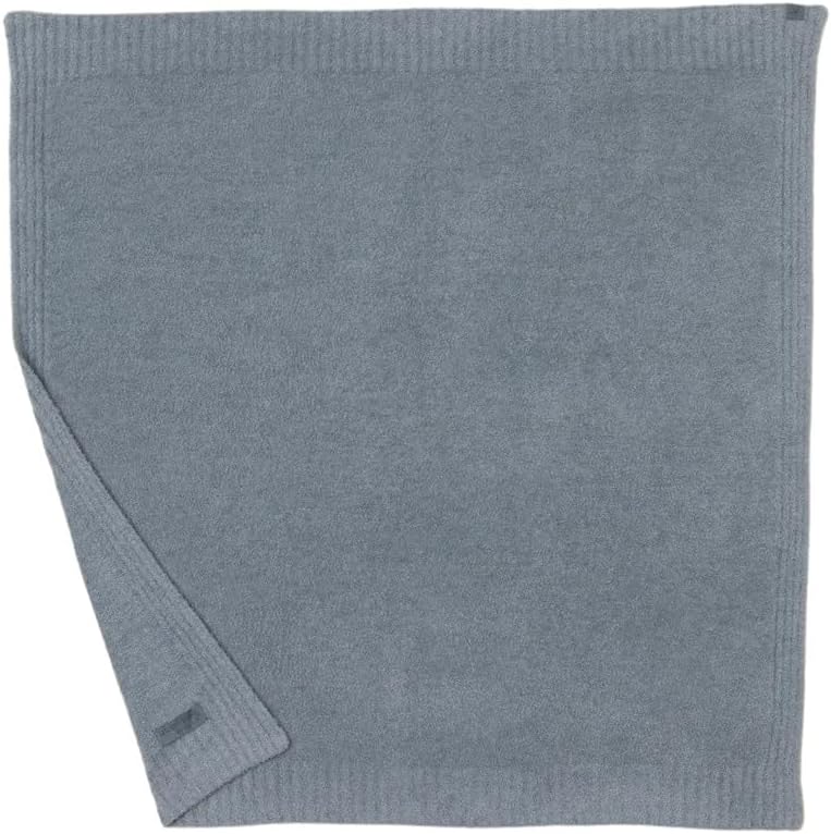 Barefoot Dreams CozyChic Lite Baby Receiving Blanket Moonbeam 30x30
